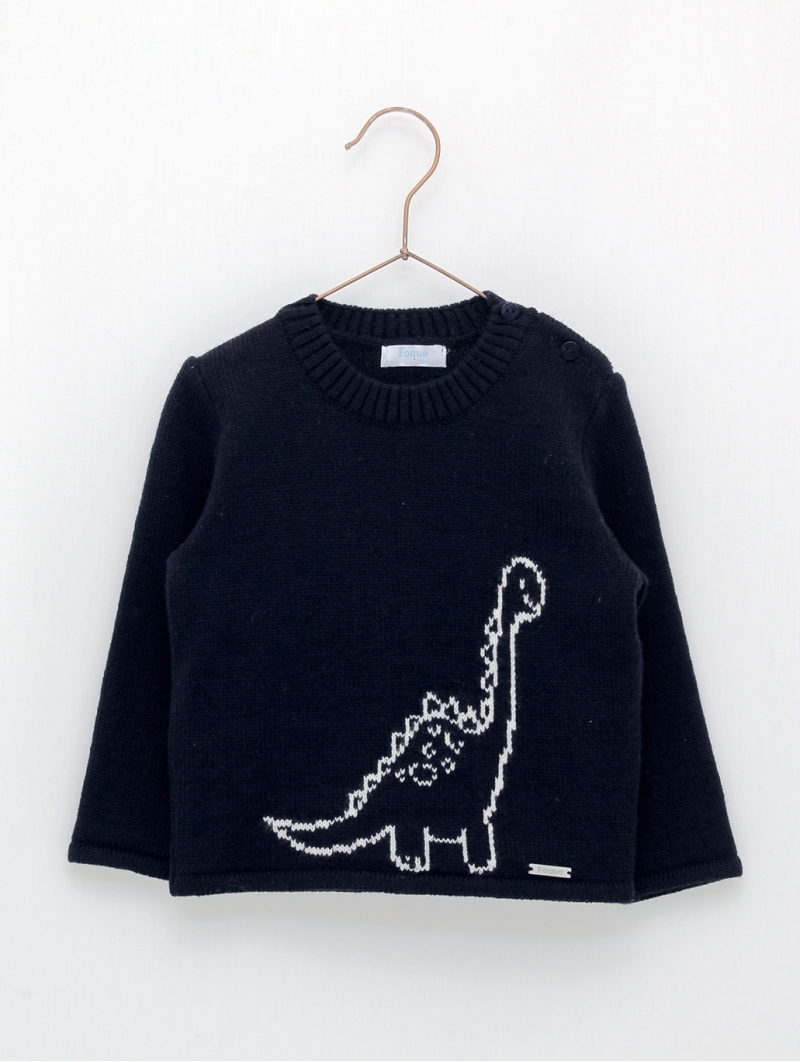 Dinosaur print sweater