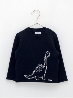 Dinosaur print sweater