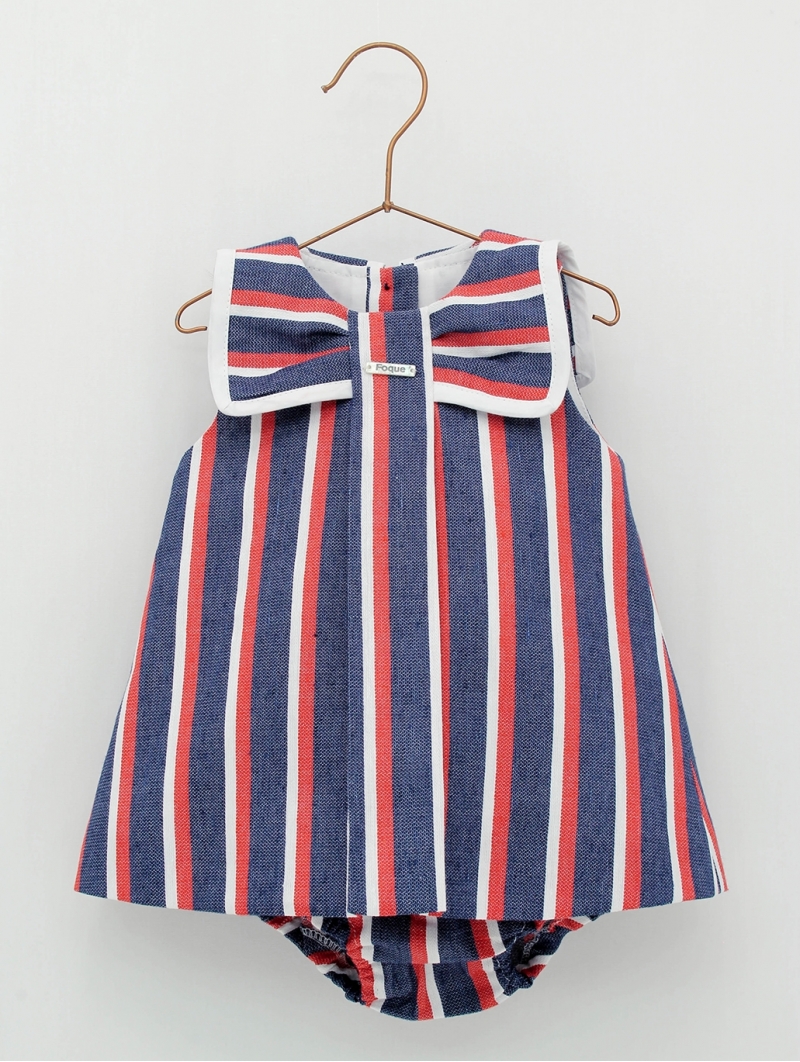 Sailor baby girl romper dress