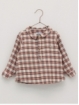Cheesecloth checked shirt