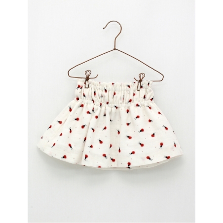 Ladybird pattern skirt