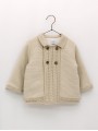 Baby lined duffle coat with double breasting