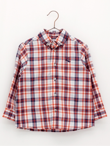 Classic style checked shirt