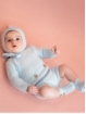 Patucos bebé efecto bota con botones