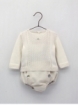 Baby boy jumper and baptism shorties