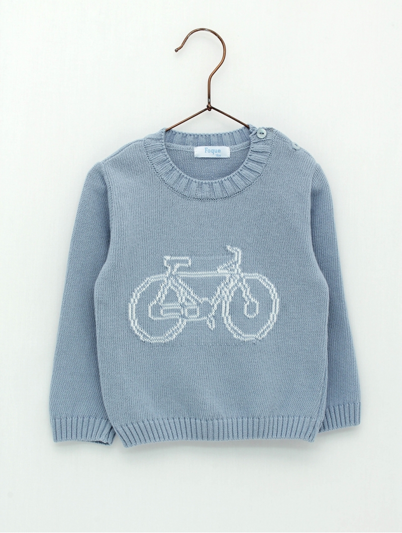 Jersey algodón orgánico dibujo bici