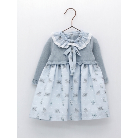 Baby girl skirt-like dress with koala print