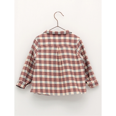 Cheesecloth checked shirt