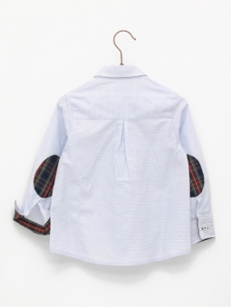 Classic style shirt with elbow patches
