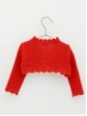 Round ends girl cardigan