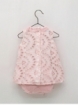 Baby girl embroidered dress and knitted shorties