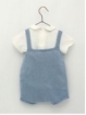 Baby boy-girl set of knitted shorties and blouse