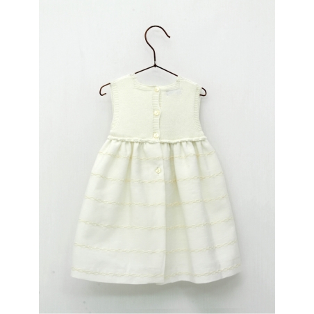 Baptism skirt-type baby girl dress