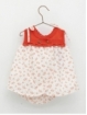Patterned baby girl romper dress