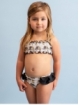 Safari pattern girl swimsuit