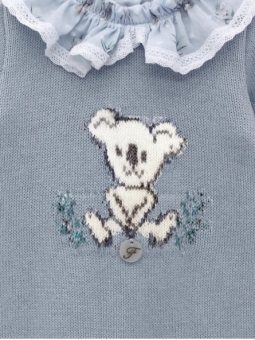 Koala baby girl knitted dress