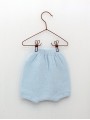 Baby boy bloomers with cable trim