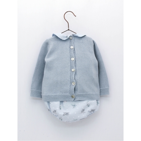 Baby boy sweater with koala and bloomers