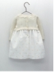 Flowered skirt-type girl dress