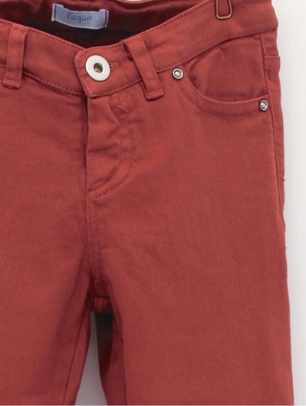 Basic five-pocket boy trousers