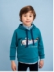 Boy hoodie with plane