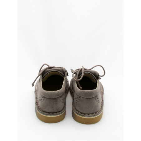 Boy/girl blucher shoes lined in leather