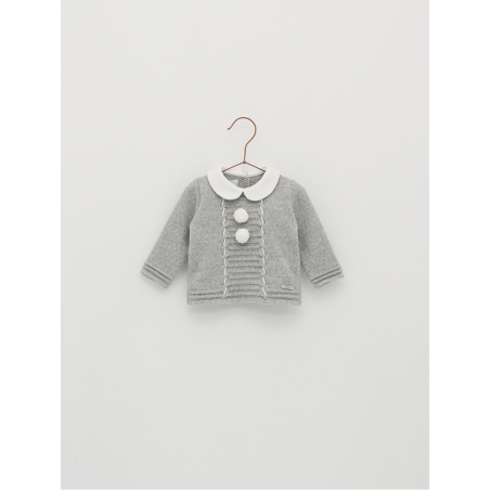 doublet Neck bebe with pompons