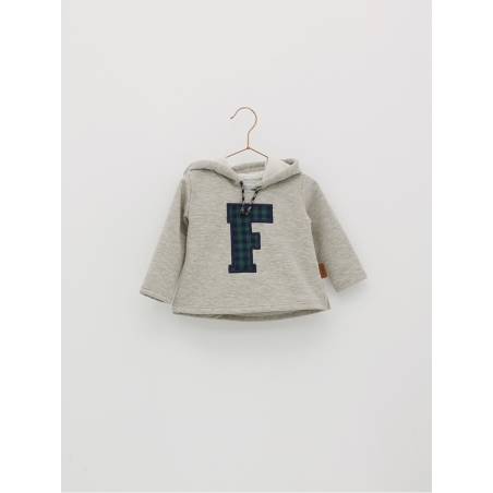Hoddie with embroidered F