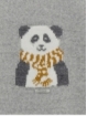 Camisola criança/criança com desenho panda