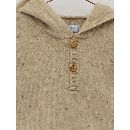 Jersey de lana con capucha