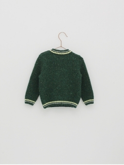 Woolen sweater with heraldic motiv