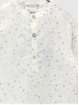 Baby shirt with Mandarin collar with patterned little stars