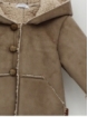 Double-sided coat with kangaroo pocket