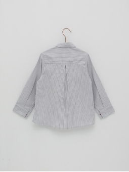 Striped boy shirt with long sleeves