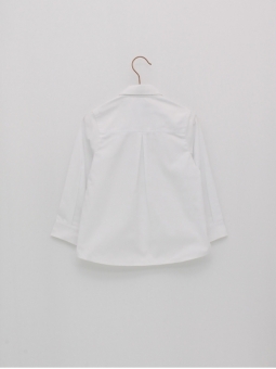 Camisa blanca niño tejido oxford