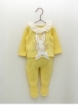 First days baby girl knitted set in yellow