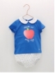 Baby boy set of T-shirt and bloomers