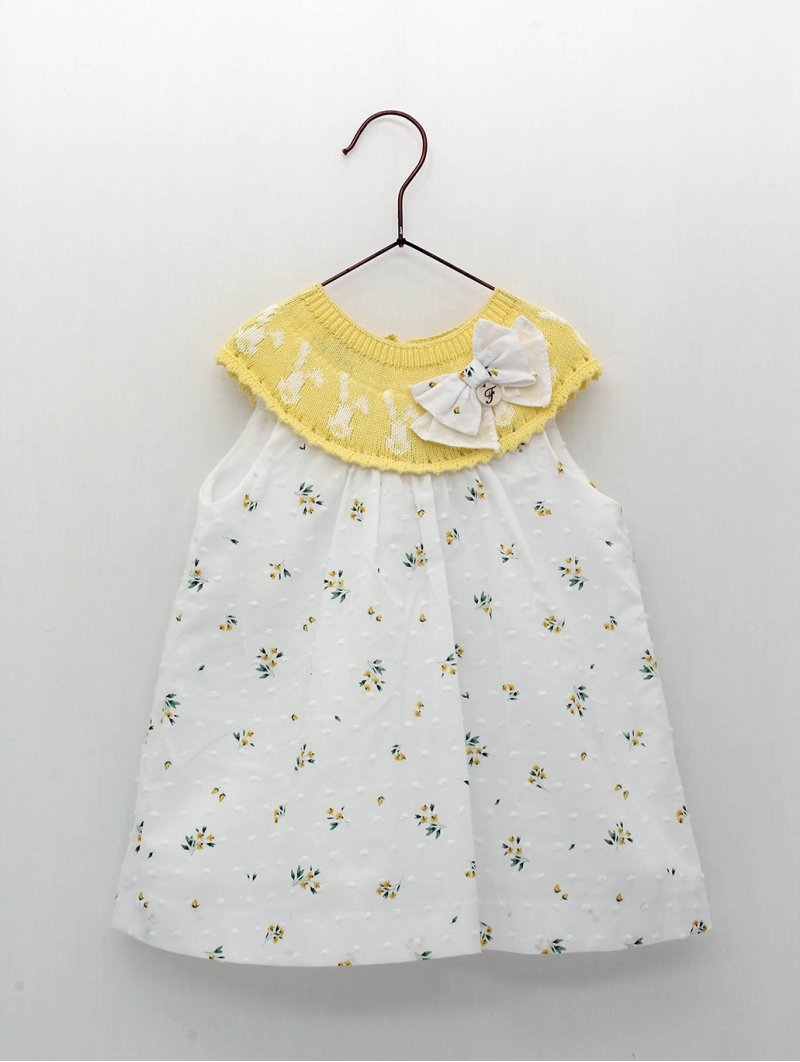 Yellow Flower collection baby girl dress