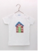 Camiseta bebé niño estampado caseta