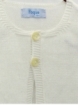 Jaqueta algodão longa com detalhe espiga