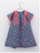 Baby girl dress with little apples print