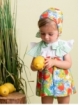 Tulips collection baby girl dress and bloomers