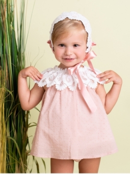 Baby girl plumeti dress and bloomers