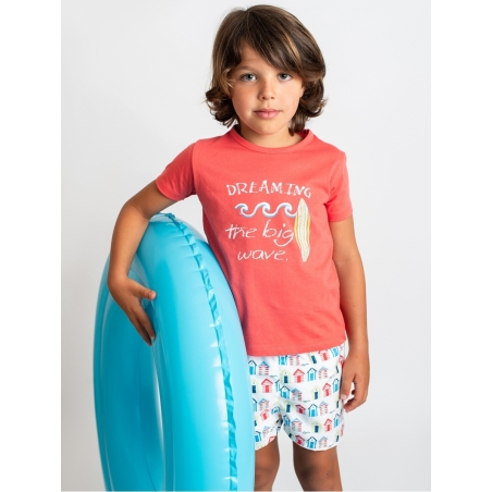 Camiseta niño con estampado surfero 