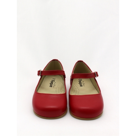 Leather girl Mary Jane shoes