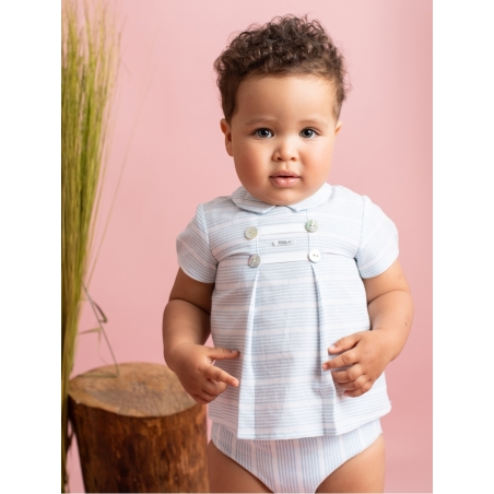 Baby boy set of shirt and bloomers