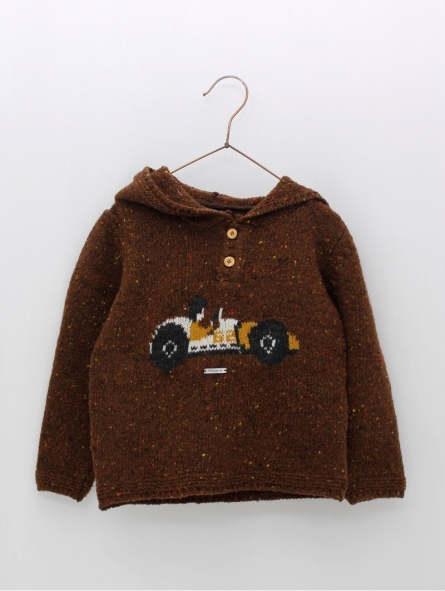 Sweater with hood