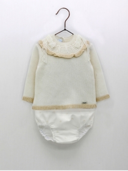 Conjunto bautizo unisex