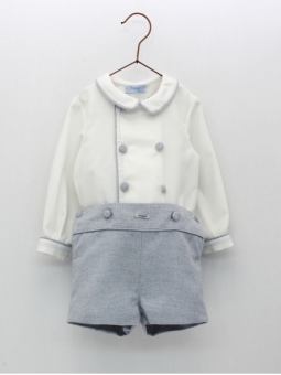 Conxuntos dúas pezas camisa e pantalón