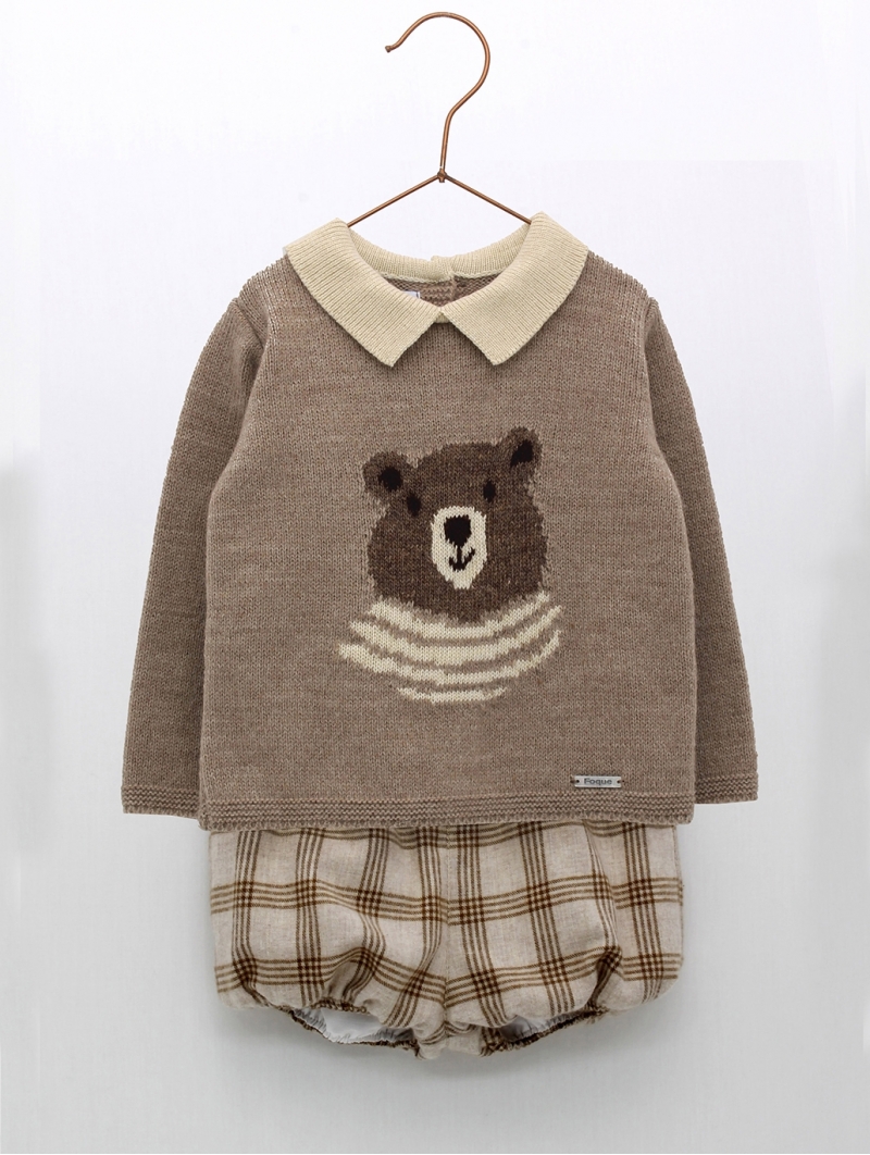 Sweater and shorts two pieces set